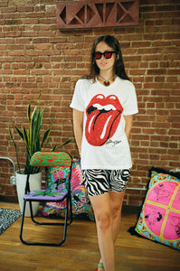 The Rolling Stones Beaded Top