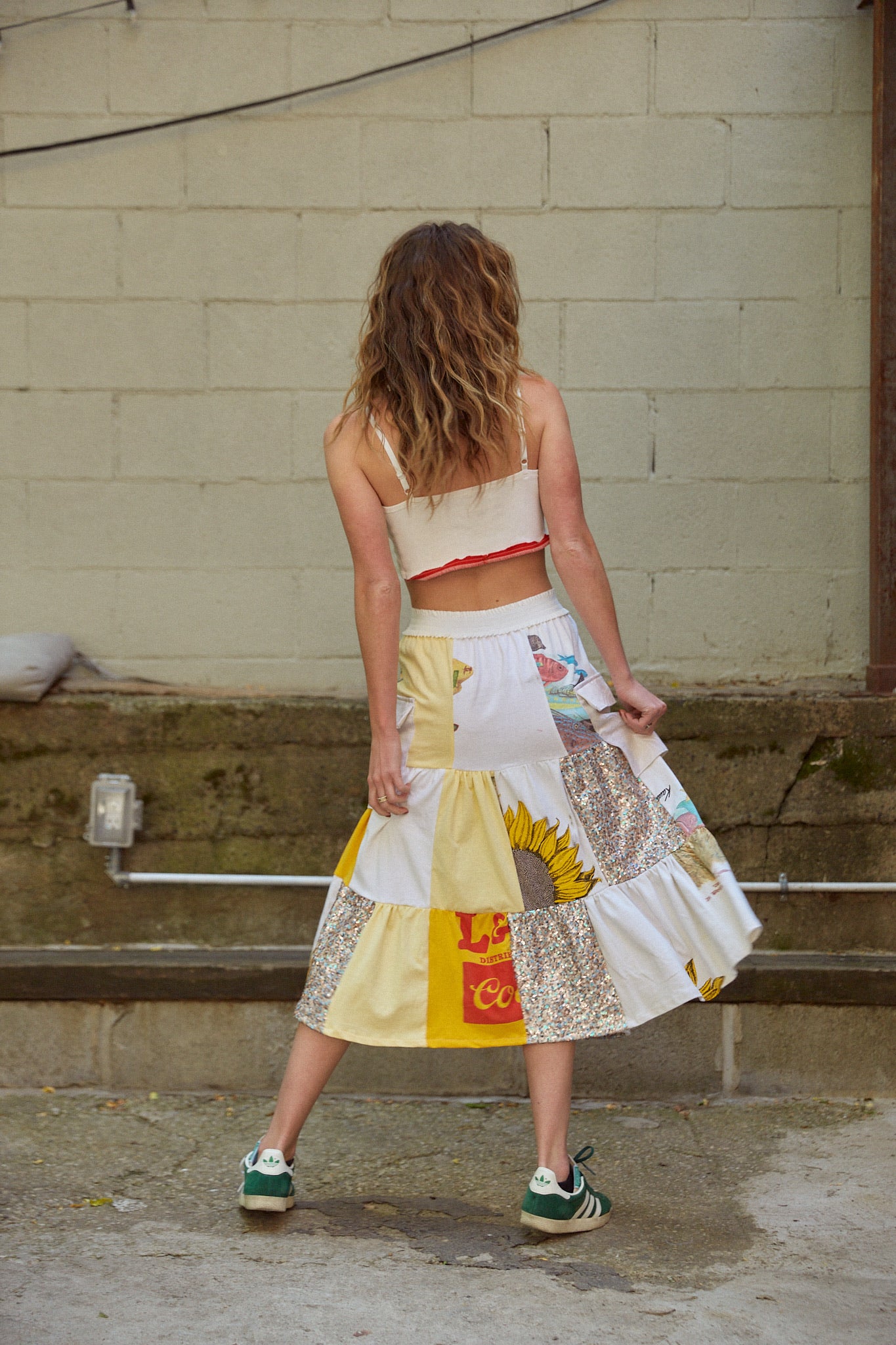 "Honeycomb"  Daisy Skirt