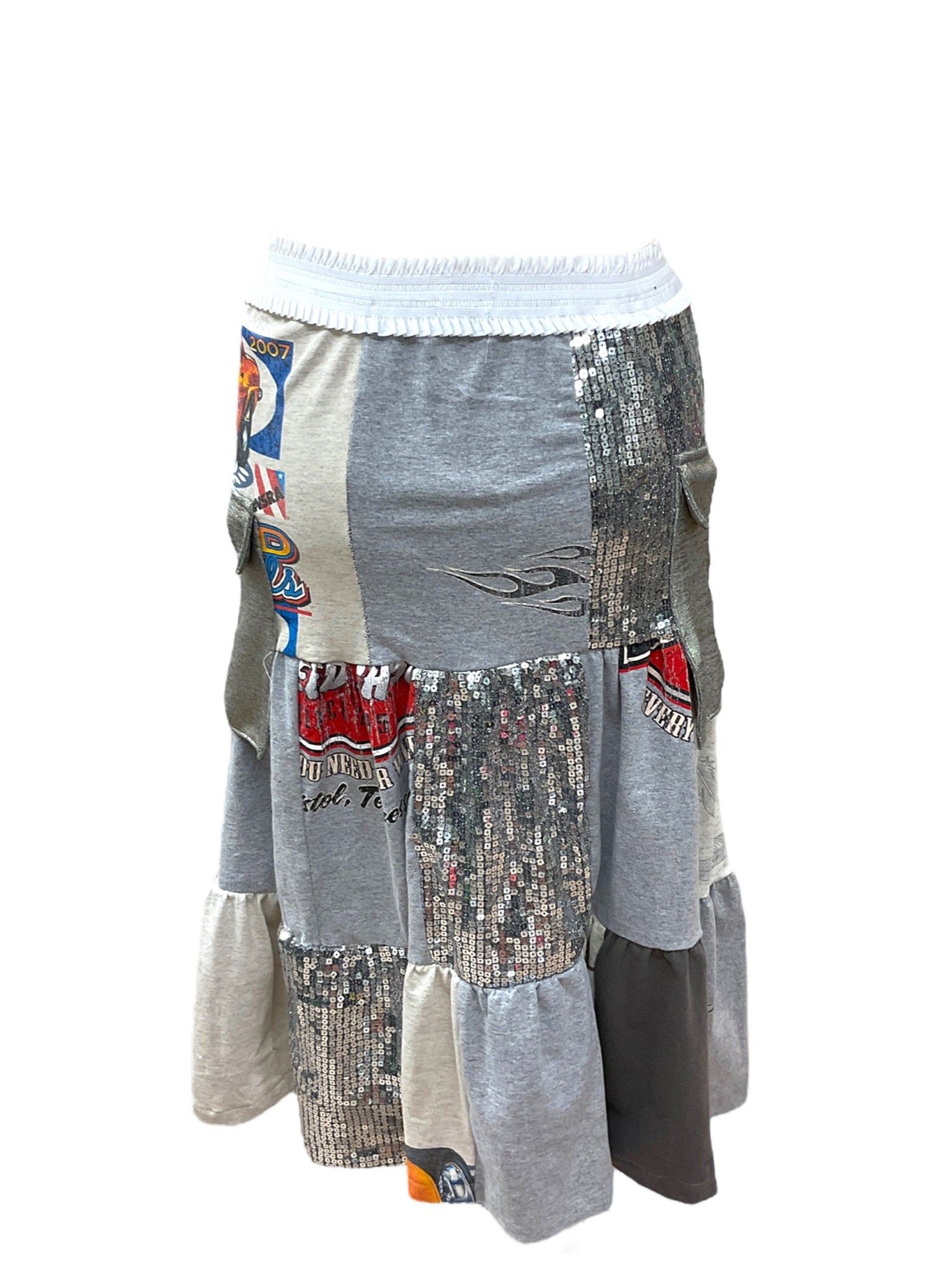 "Touch of Grey"  Daisy Skirt