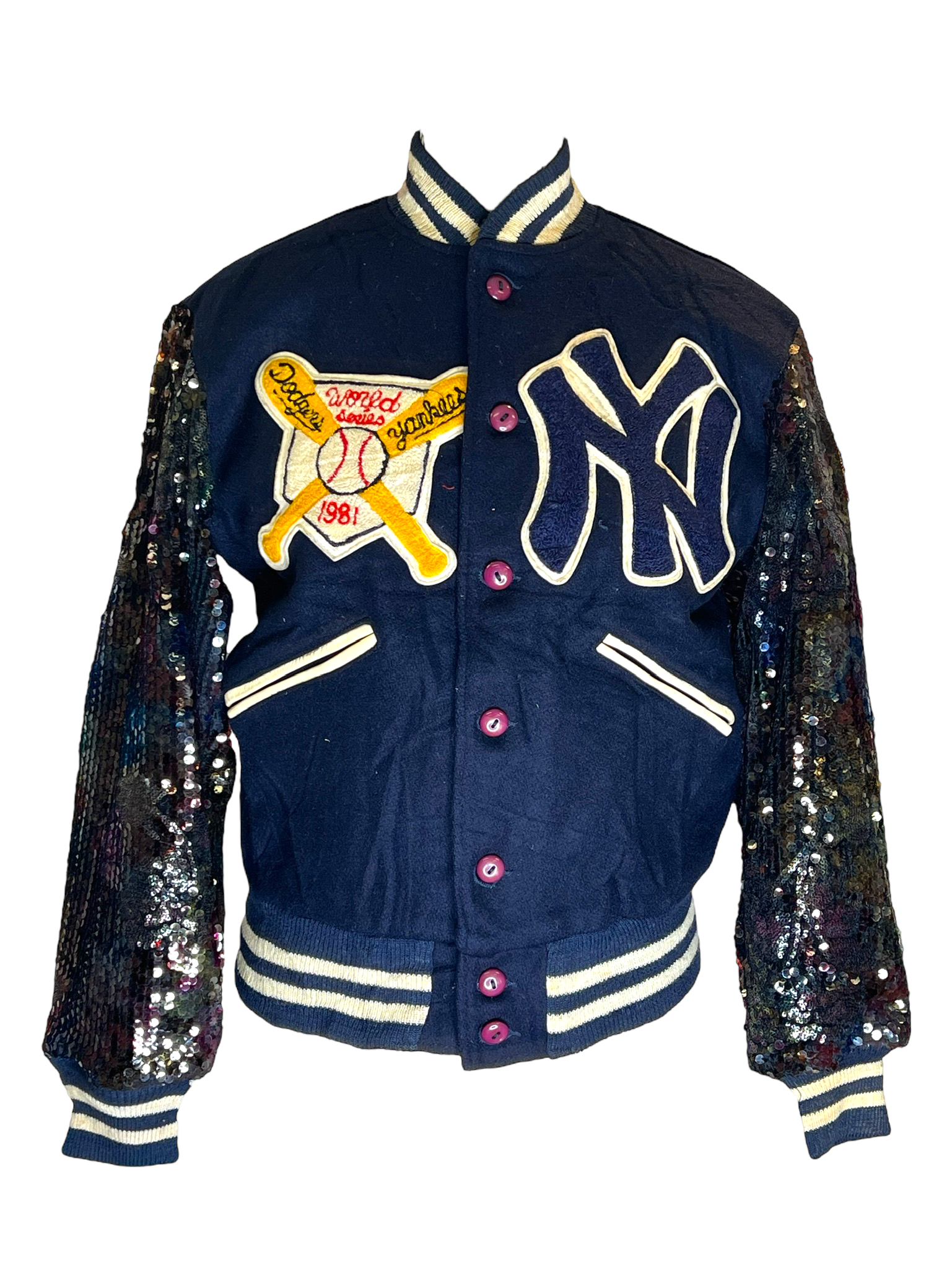 Navy NY Yankees Varsity Jacket