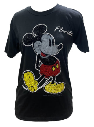 Vintage Mickey Mouse Beaded Top