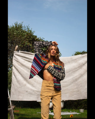 Rainbow Knit Cardigan