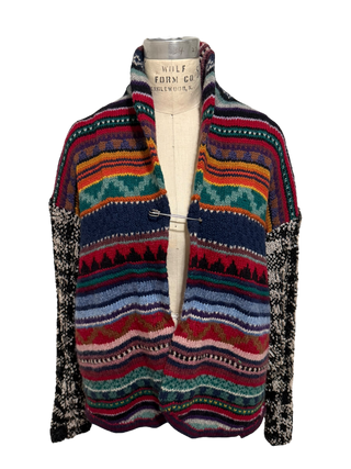 Rainbow Knit Cardigan