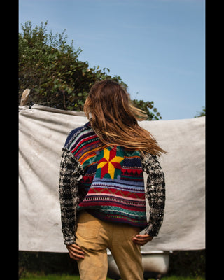 Rainbow Knit Cardigan