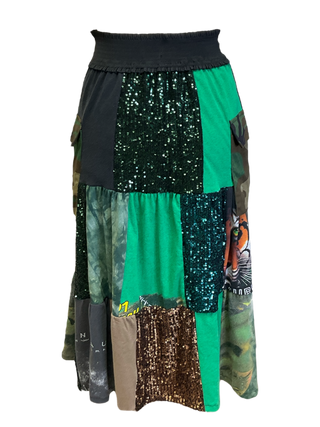 "Green Goddess" Daisy Skirt