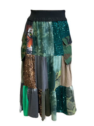 "Green Goddess" Daisy Skirt