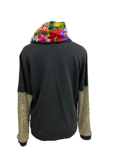 Adidas Floral Hooded Zip Jacket