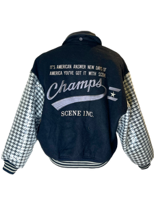 Black Champs Varsity Jacket